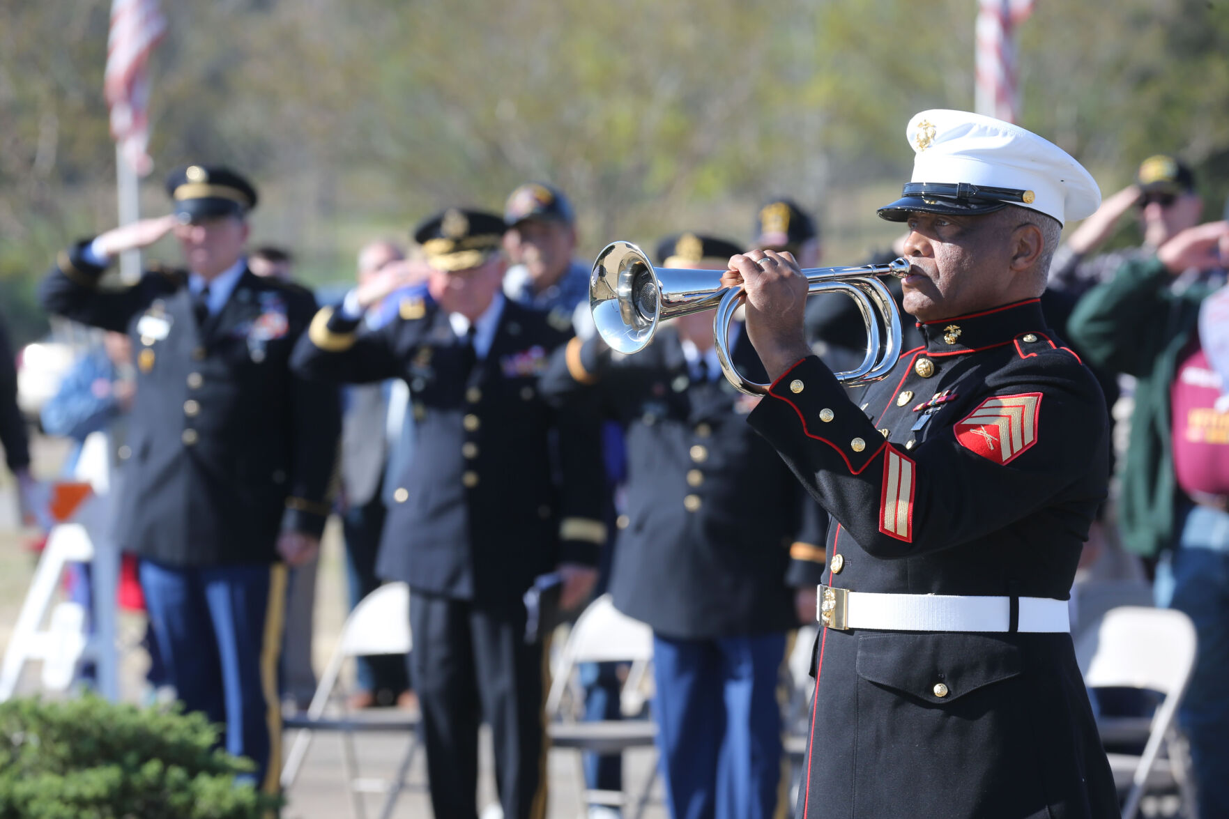 PHOTOS: Ceremony honors local veterans on Vietnam War Veterans Day
